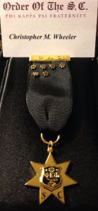 Chris Wheeler's Order of the S.C. Badge